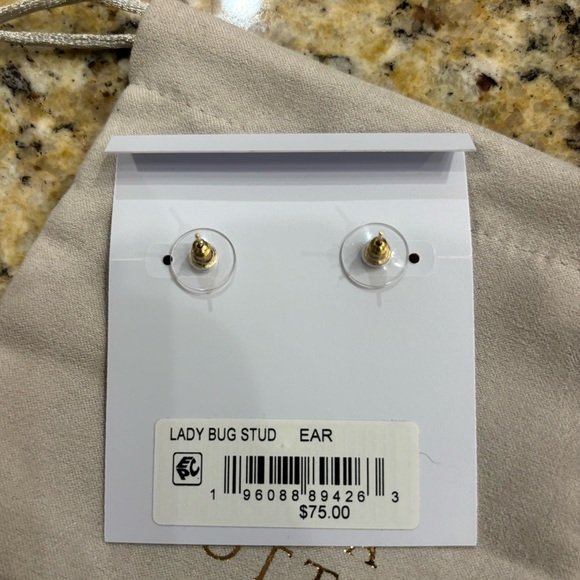 Kendra Scott Ladybug earrings NWT ๐ - Picture 3 of 3
